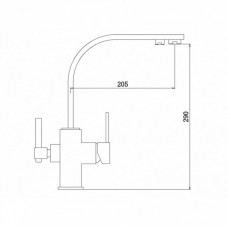 Смеситель для кухни ZorG ZR 332 YF