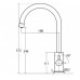 Смеситель AquaSanita Sabiaduo 2963 220 argent