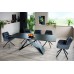 Стол обеденный SIGNAL WESTIN CERAMIC черный Sahara Noir/черный мат, 160-240/90