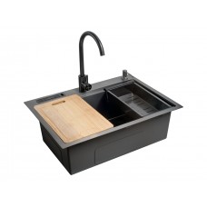 Кухонная мойка ZEPEIN D6550H (PVD) PROFESSIONAL